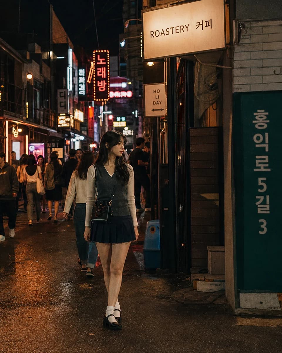 Late Night at Hongik